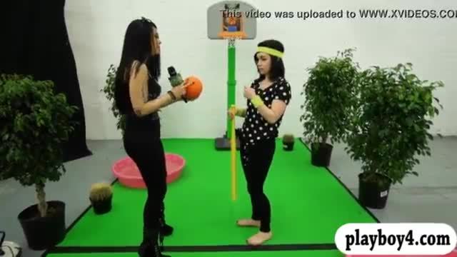 Girls convinced to play mini basketball for some money