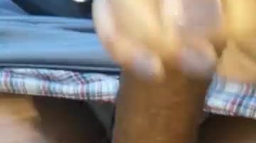 Hot girl gives head in the car and swallows cum