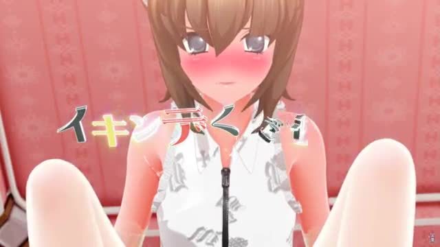 Erotic 3d anime girl gets gangbanged