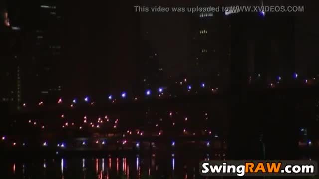 Swinger playing kinky games in reality show