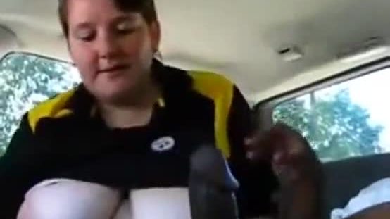 Big boobs amateur from pittsburgh swallows bbc in car