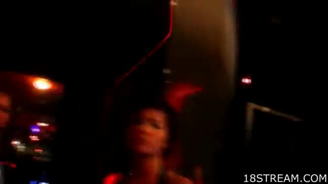 Racy orgy at the club