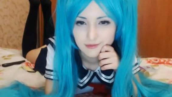 Cosplay hatsune miku being pussyfilled